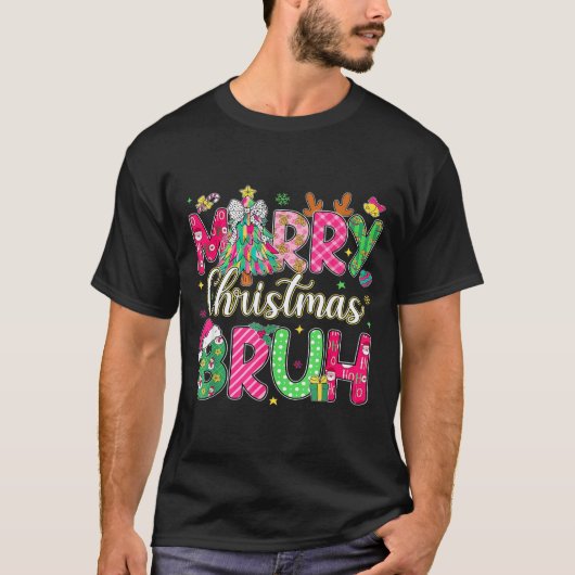 Bruh Christmas Shirt Kids Xmas Men Teen Boys Funny (Vorderseite)