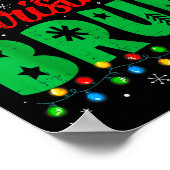 Bruh Christmas Shirt Kids Xmas Men Teen Boys Funny Poster (Ecke)