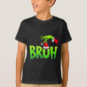 Bruh Christmas Shirt Kids Xmas Teens Boys Funny Ch (Vorderseite)