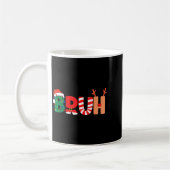Bruh Christmas Shirt Teens Boys Xmas Kids Funny Ch Kaffeetasse (Links)