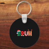Bruh Christmas Shirt Teens Boys Xmas Kids Funny Ch Schlüsselanhänger (Vorderseite)