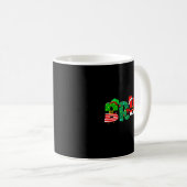 Bruh Christmas Tree Xmas Elf Santa Rudolph Pajamas Kaffeetasse (VorderseiteRechts)