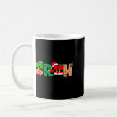 Bruh Christmas Tree Xmas Elf Santa Rudolph Pajamas Kaffeetasse (Links)