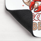 Bruh Crawfish Hat Boy Funny Crawfish Festival Mousepad (Ecke)