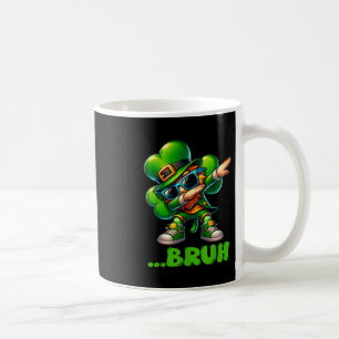 Bruh Dab Leprechaun Funny Kids Boys Mens St Patric Kaffeetasse