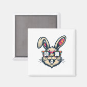 Bruh Dabbing Bunny Ostern Lustig Männer Kinder Jun Magnet (Vorderseite/Rückseite)