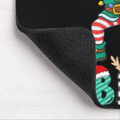 Bruh Dabbing Elf Funny Kids Boys Mens Christmas Ma Mousepad (Ecke)