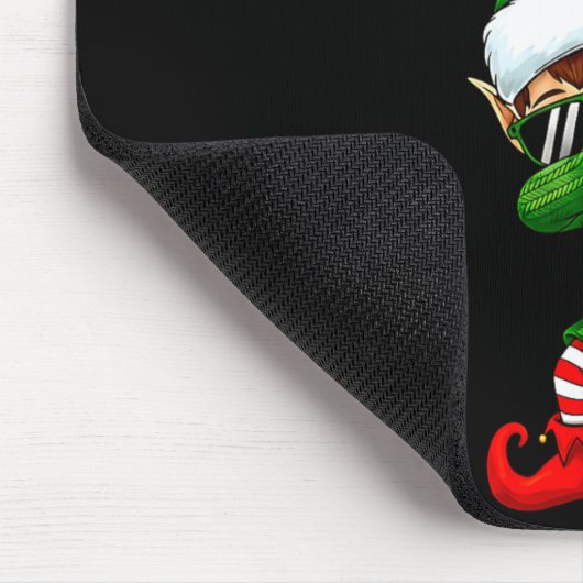 Bruh Dabbing Elf Funny Kids Years Pajamas Christma Mousepad (Ecke)