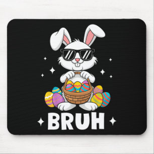 Bruh Dabbing Kaninchen Bunny Frohe Ostern Tag Ei J Mousepad