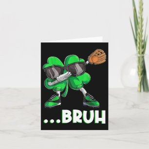Bruh Dabbing Kleeblatt Sell St Patricks Day Men Bo Karte