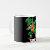 Bruh Dabbing Leprechaun Lustiger Männer Kinder Jun Kaffeetasse (Vorderseite Links)