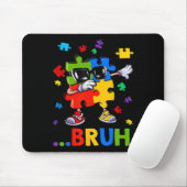 Bruh Dabbing Puzzle Autisse Awareness Teens Boys K Mousepad (Mit Mouse)
