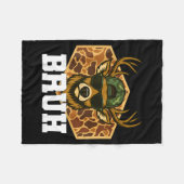 Bruh Deer Funny Deer Hunting Camo Hat Youth Teens Fleecedecke (Vorderseite (Horizontal))
