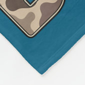 Bruh Deer Hunter Funny Deer Hunting Camo Men Teens Fleecedecke (Ecke)