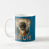 Bruh Deer Hunter Funny Deer Hunting Camo Men Teens Kaffeetasse (Links)