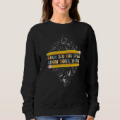Bruh Did You Even Show Your Work School Math Teach Sweatshirt (Vorderseite)