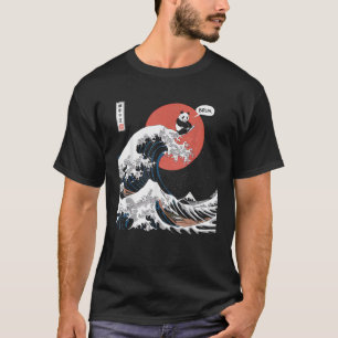 Bruh Die große Welle Kanagawa Lustige japanische S T-Shirt