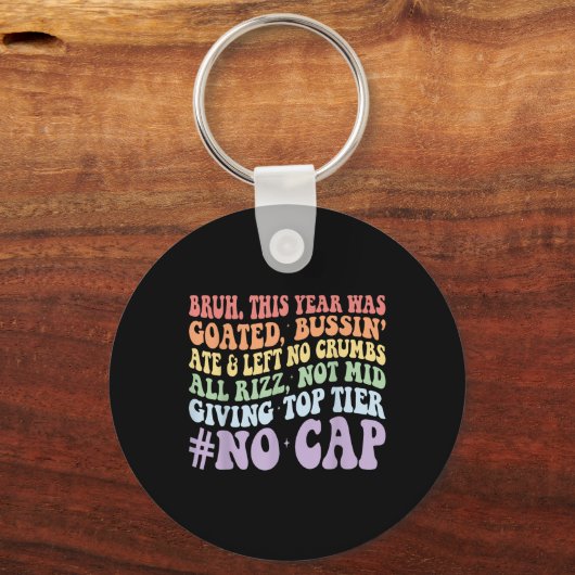 Bruh dieses Jahr wurde von Bussin Ate geschossen u Schlüsselanhänger (Vorderseite)