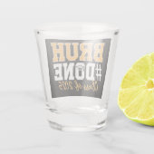 Bruh Done Class of 2025 Abschluss Graduate Schnapsglas (Rückseite)