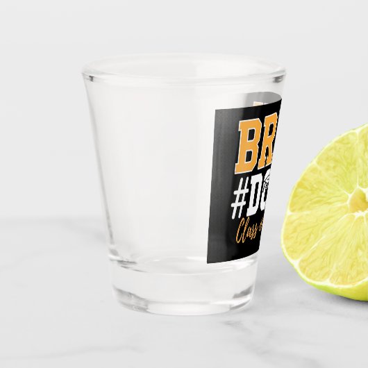 Bruh Done Class of 2025 Abschluss Graduate Schnapsglas (Links)