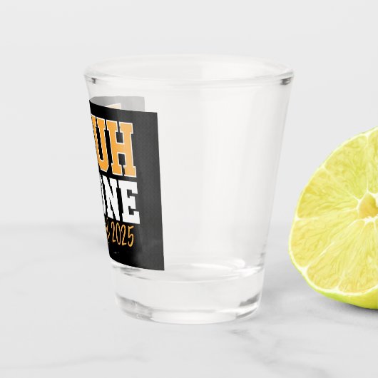 Bruh Done Class of 2025 Abschluss Graduate Schnapsglas (Rechts)