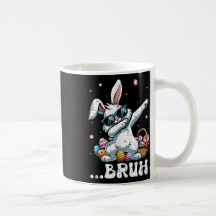 Bruh Easter Dabbing Bunny Rabbit Dance Kids Boys m Kaffeetasse