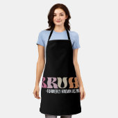 Bruh, früher bekannt als Mama Funny Mother Day Schürze (Getragen)