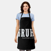 Bruh, früher bekannt als Mama Funny Mother Day Schürze (Getragen)