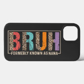 Bruh, früher bekannt als Nana Leopard Retro Funny Case-Mate iPhone Hülle (Rückseite (Horizontal))