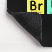Bruh Funny Chemistry Gift Meme Periodic Table Meme Mousepad (Ecke)