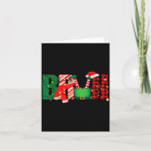 Bruh Funny Christmas For Kids Boys Bruh Xmas Light Karte (Vorderseite)