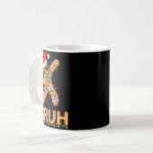 Bruh Funny Christmas Gingerbread Man Teens Boys Ki Kaffeetasse (Vorderseite Links)