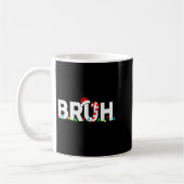 Bruh Funny Christmas Lights Teens Boys Kids Xmas P Kaffeetasse (Links)