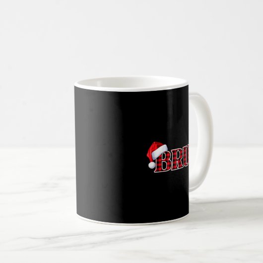Bruh Funny Christmas Plaid Teens Boys Kids Xmas Pa Kaffeetasse (VorderseiteRechts)