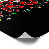 Bruh Funny Christmas Plaid Teens Boys Kids Xmas Pa Poster (Ecke)