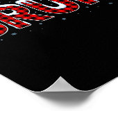 Bruh Funny Christmas Plaid Teens Boys Kids Xmas Pa Poster (Ecke)