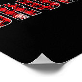 Bruh Funny Christmas Plaid Teens Boys Kids Xmas Pa Poster (Ecke)