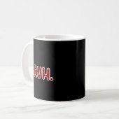 Bruh Funny Christmas Plaid Teens Kaffeetasse (Vorderseite Links)