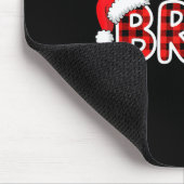 Bruh Funny Christmas Plaid Teens Mousepad (Ecke)