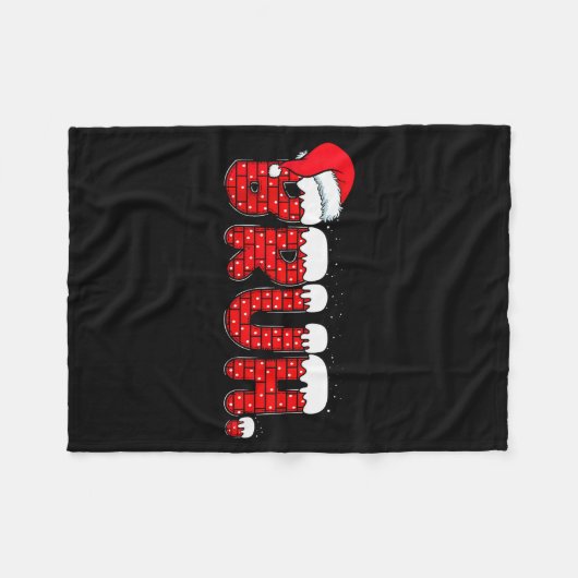 Bruh Funny Christmas Red Chimney Teens Boys Kids X Fleecedecke (Vorderseite (Horizontal))
