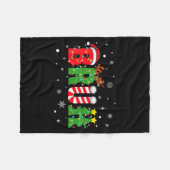 Bruh Funny Christmas Red Plaid Teens Boys Kids Xma Fleecedecke (Vorderseite (Horizontal))