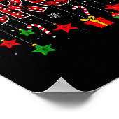 Bruh Funny Christmas Red Plaid Teens Boys Kids Xma Poster (Ecke)