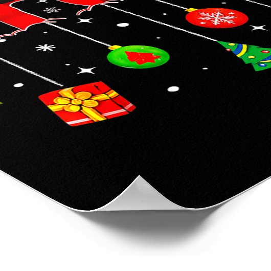 Bruh Funny Christmas Red Plaid Teens Boys Kids Xma Poster (Ecke)