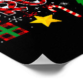 Bruh Funny Christmas Red Plaid Teens Boys Kids Xma Poster (Ecke)