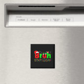 Bruh Funny Christmas Santa Hat Teens Boys Kids Xma Magnet (In Situ (Geschirrspüler))