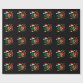 Bruh Funny Christmas Weihnachten Weihnachtsfamilie Geschenkpapier (Flach)