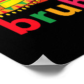 Bruh Funny Cinco De Mayo Mexican Fiesta Poster (Ecke)