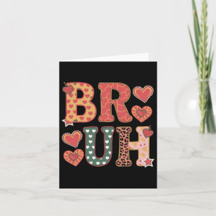 Bruh Funny Meme Brother Greeting Teens Boy Men Val Karte
