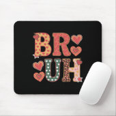 Bruh Funny Meme Brother Greeting Teens Boy Men Val Mousepad (Mit Mouse)