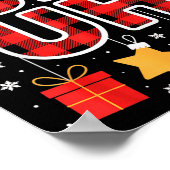 Bruh. Funny Pajama Style Christmas Bruh Poster (Ecke)